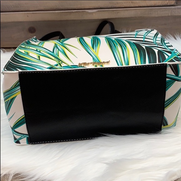 Betsey Johnson floral palm tote - Picture 5 of 6